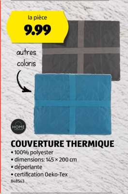 COUVERTURE THERMIQUE