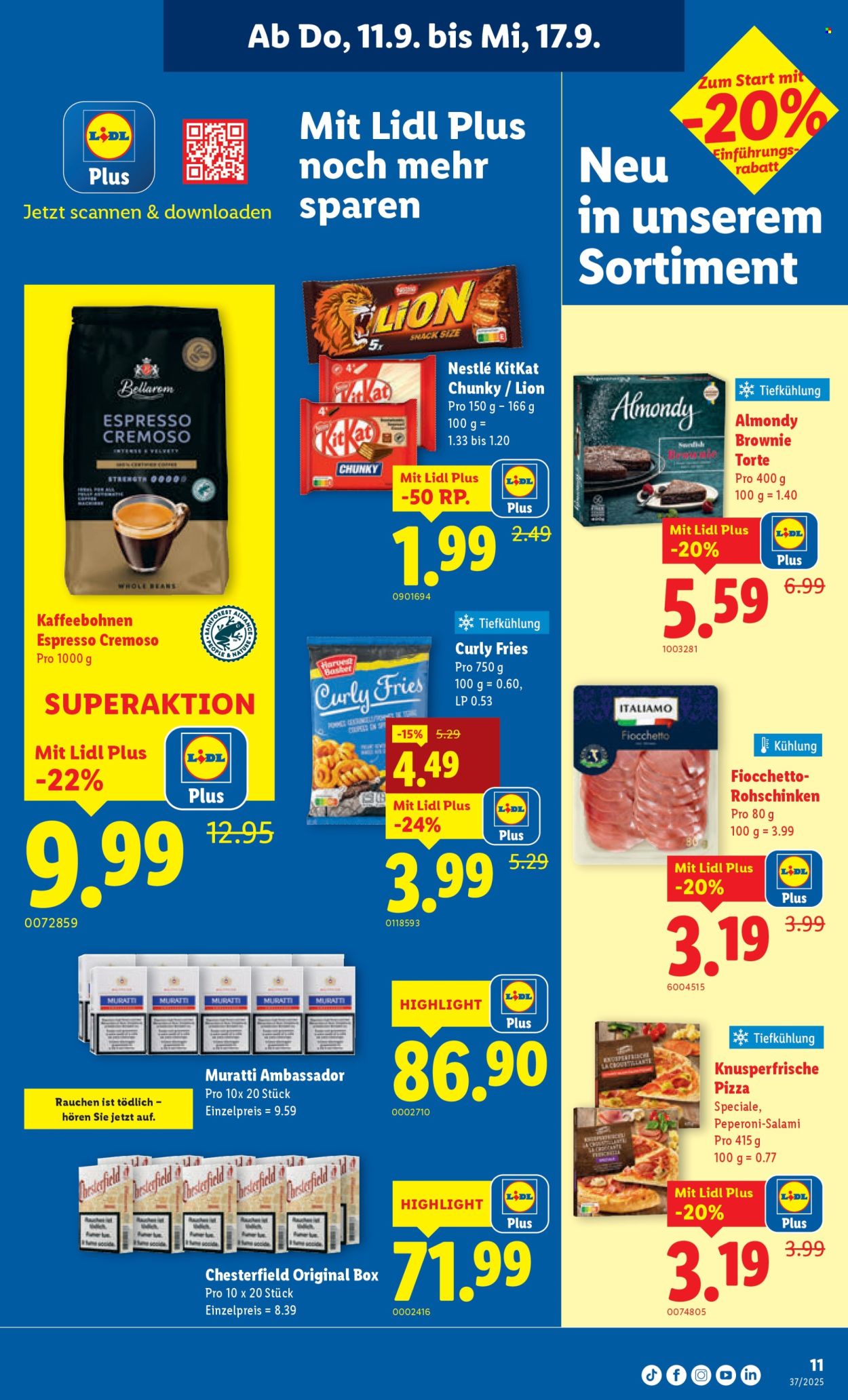 Catalogue Lidl - 11.9.2025 - 17.9.2025. Page 11. Page 11