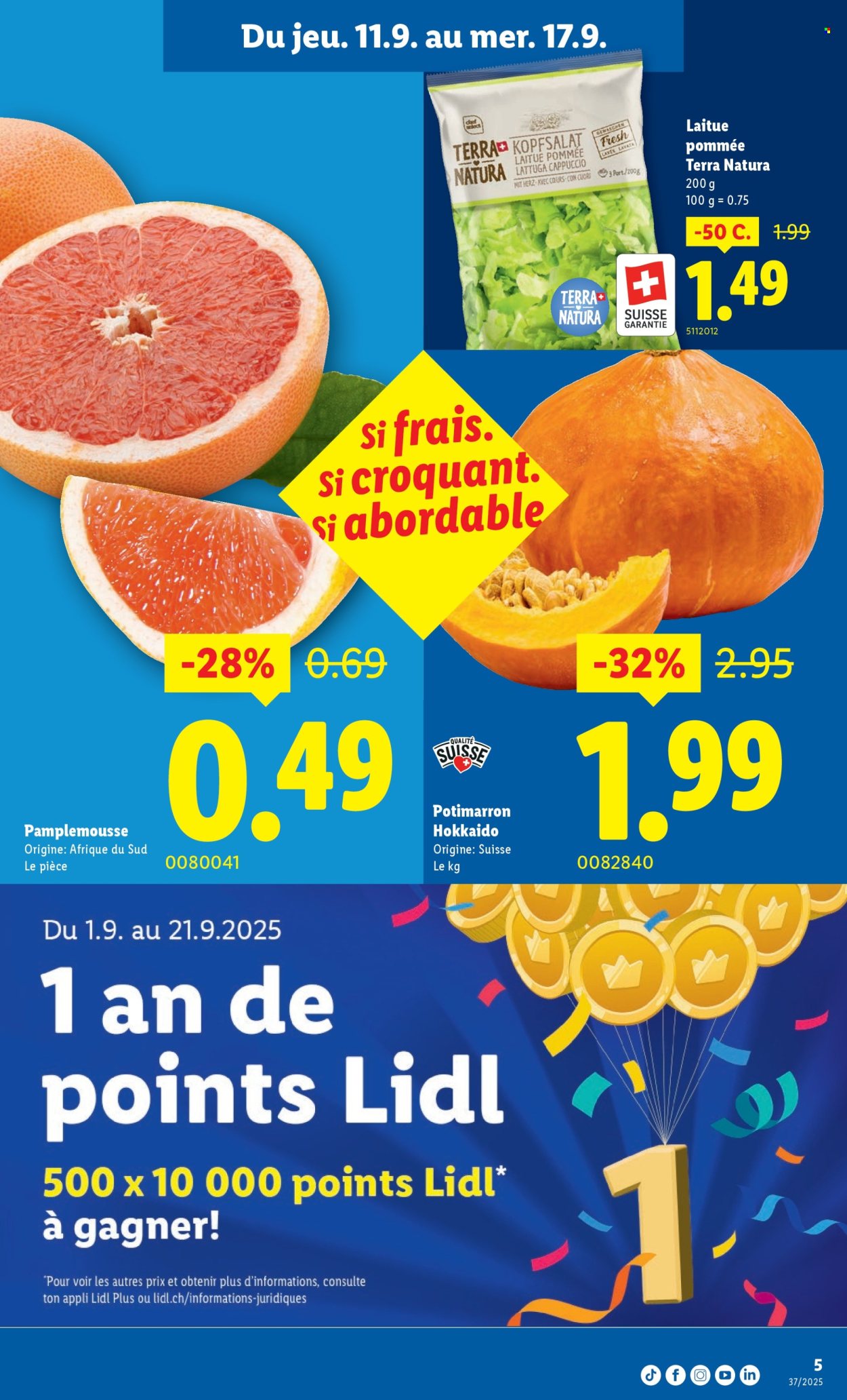 Catalogue Lidl - 11.9.2025 - 19.9.2025. Page 5. Page 5