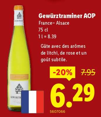 Gewürztraminer AOP