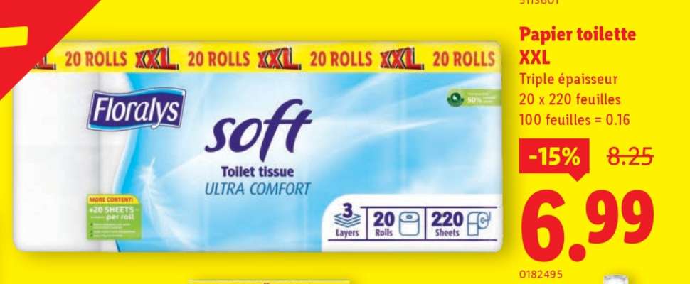 Papier toilette XXL