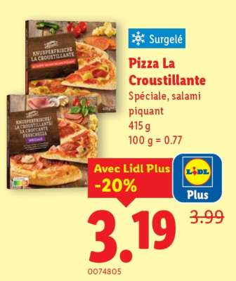 Pizza La Croustillante