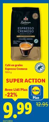 Café en grains Espresso ­Cremoso