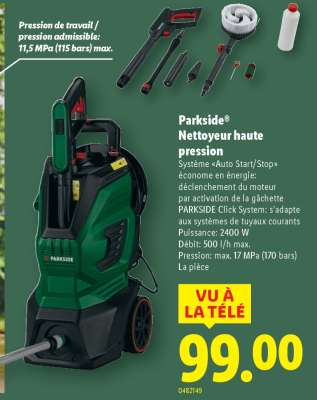 Parkside® Nettoyeur haute pression