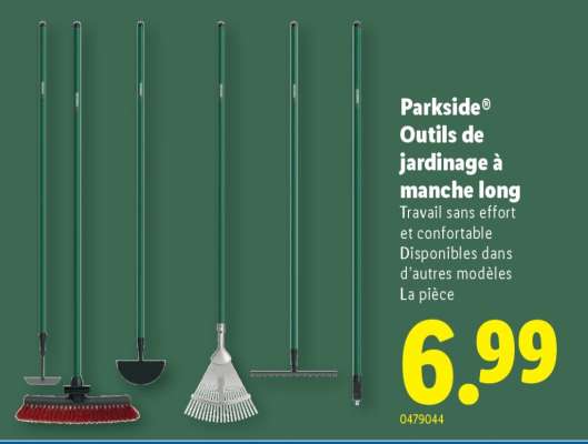 Parkside Outils de jardinage à manche long