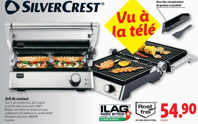 SilverCrest Grill de contact