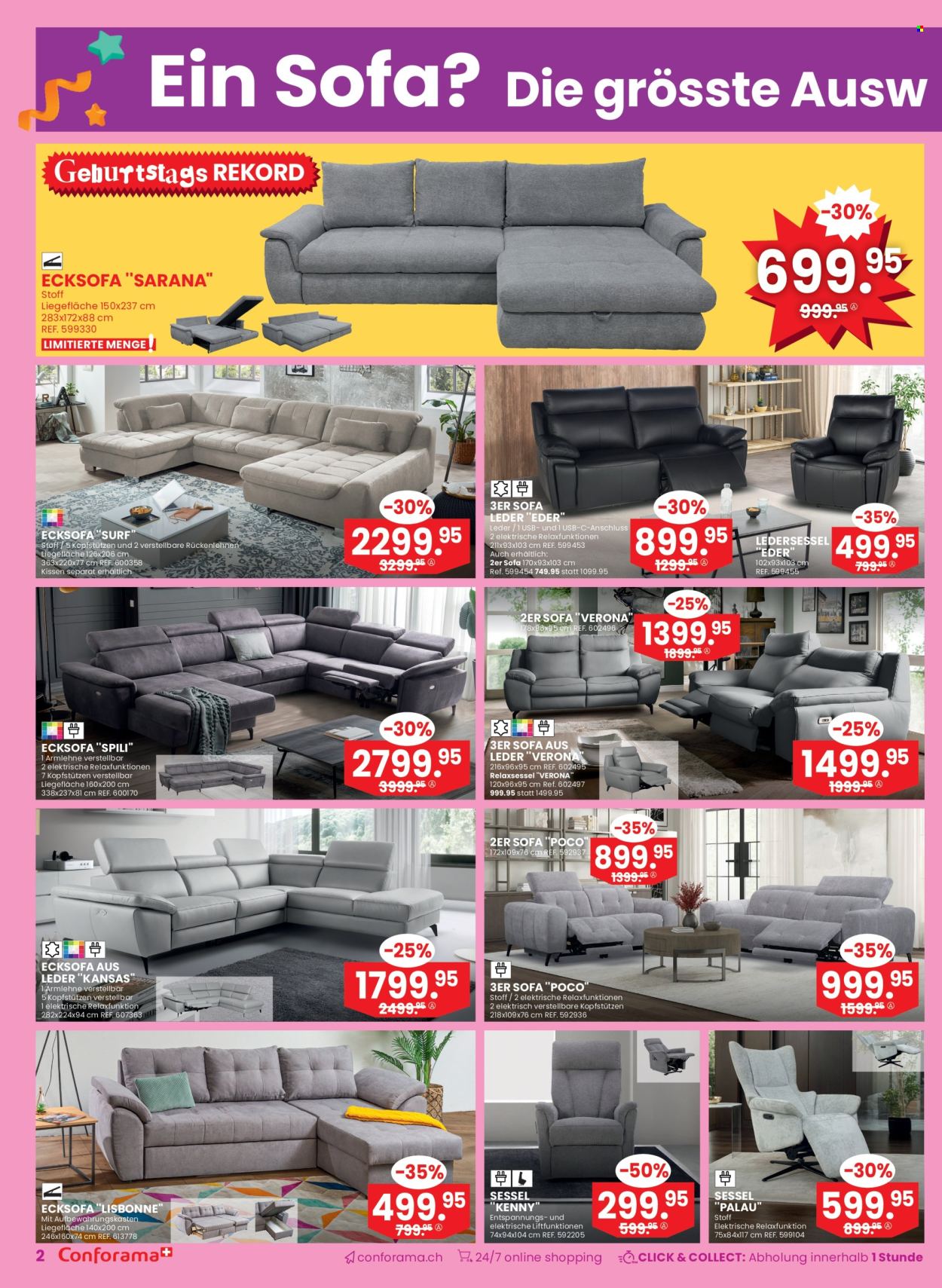 Catalogue Conforama - 10.9.2025 - 23.9.2025. Page 2. Page 2
