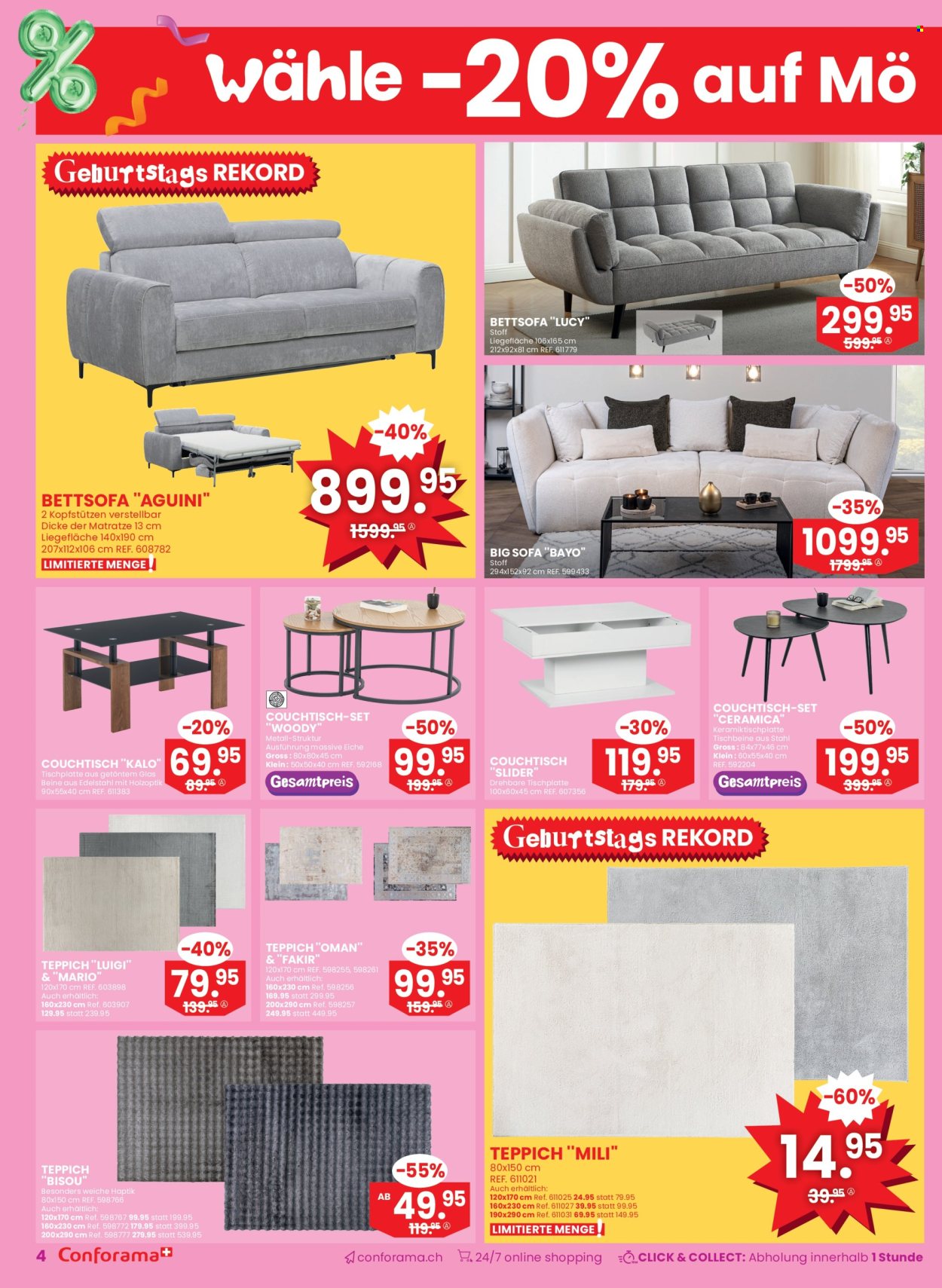 Catalogue Conforama - 10.9.2025 - 23.9.2025. Page 4. Page 4