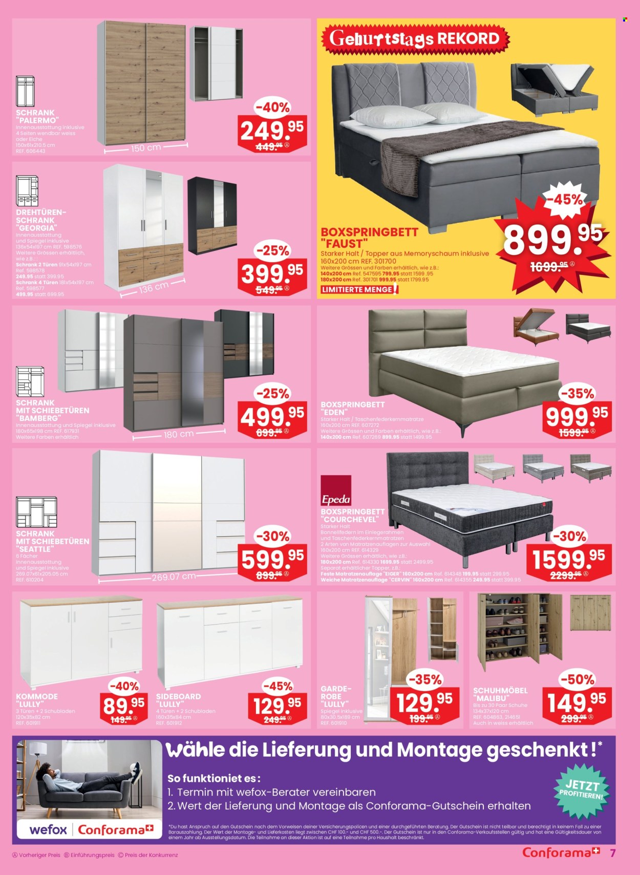Catalogue Conforama - 10.9.2025 - 23.9.2025. Page 7. Page 7