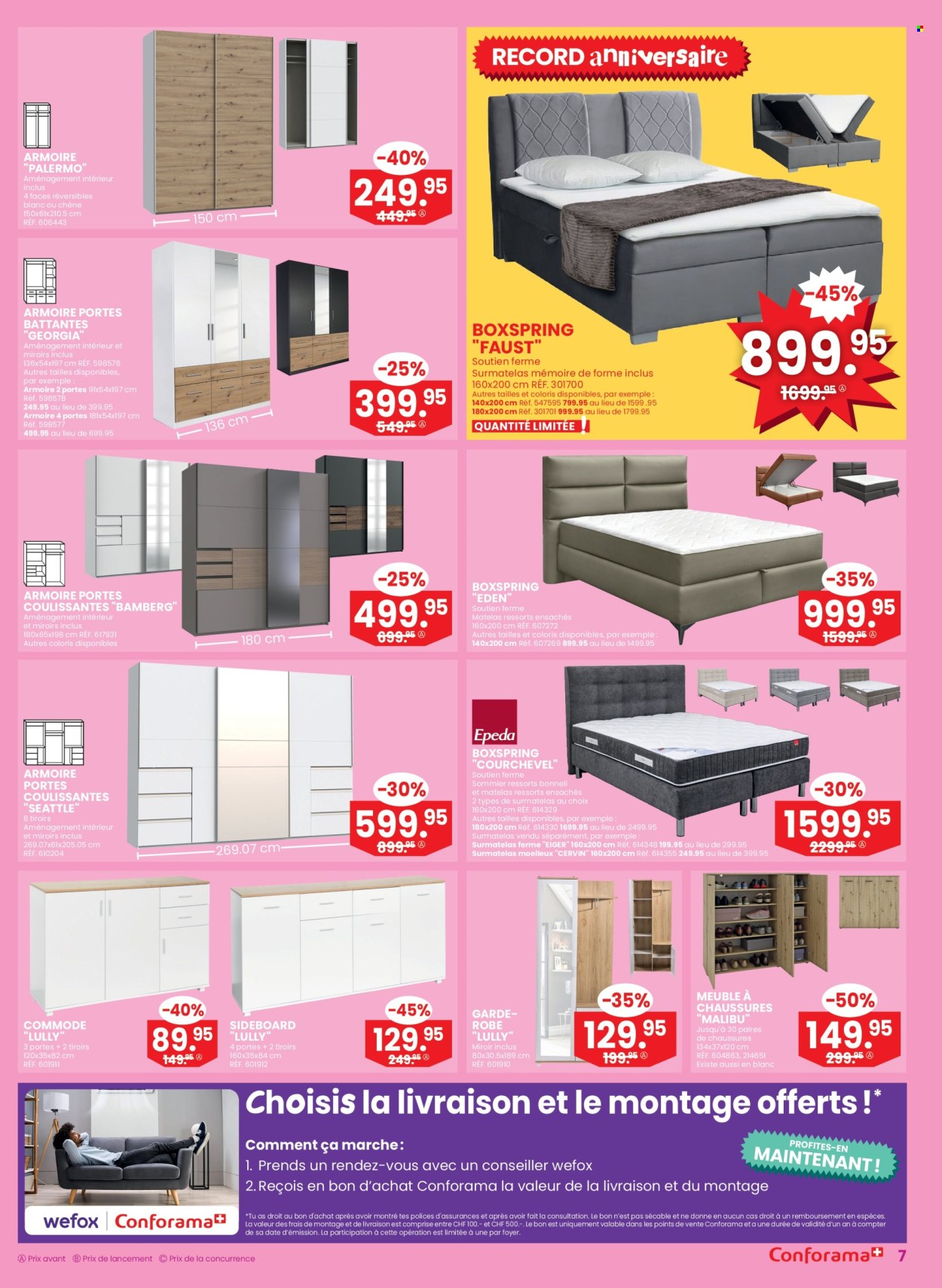 Catalogue Conforama - 10.9.2025 - 23.9.2025. Page 7. Page 7