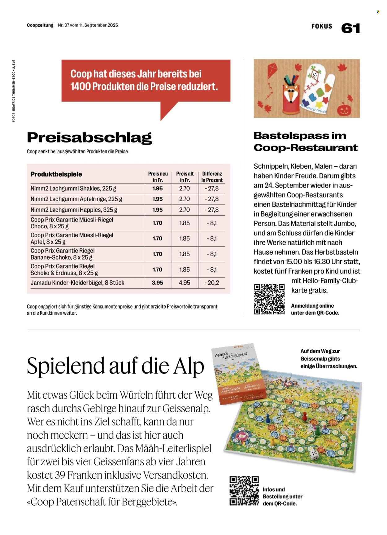Catalogue Coop - 11.9.2025 - 17.9.2025. Page 61. Page 61