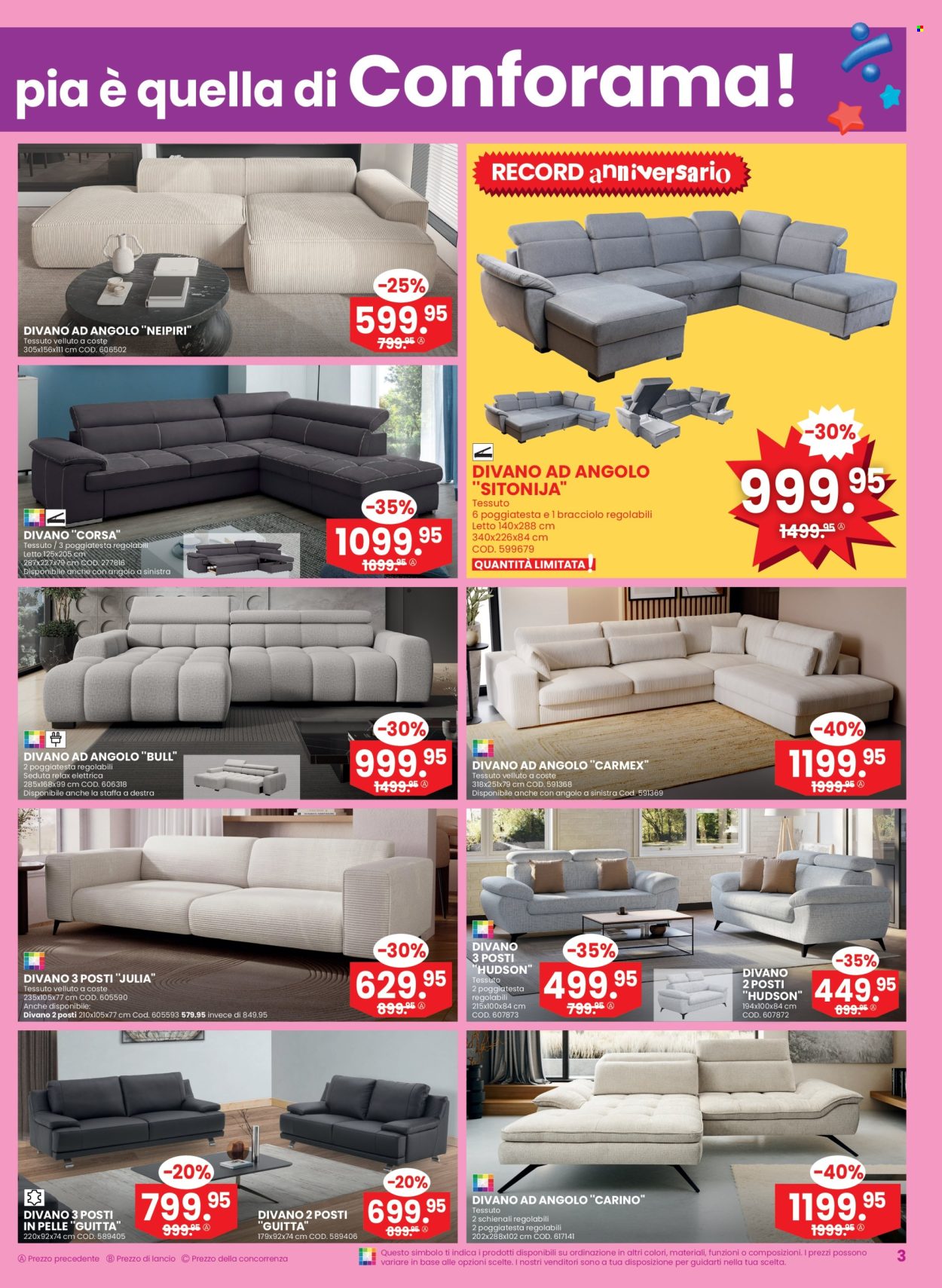 Catalogue Conforama - 10.9.2025 - 23.9.2025. Page 3. Page 3