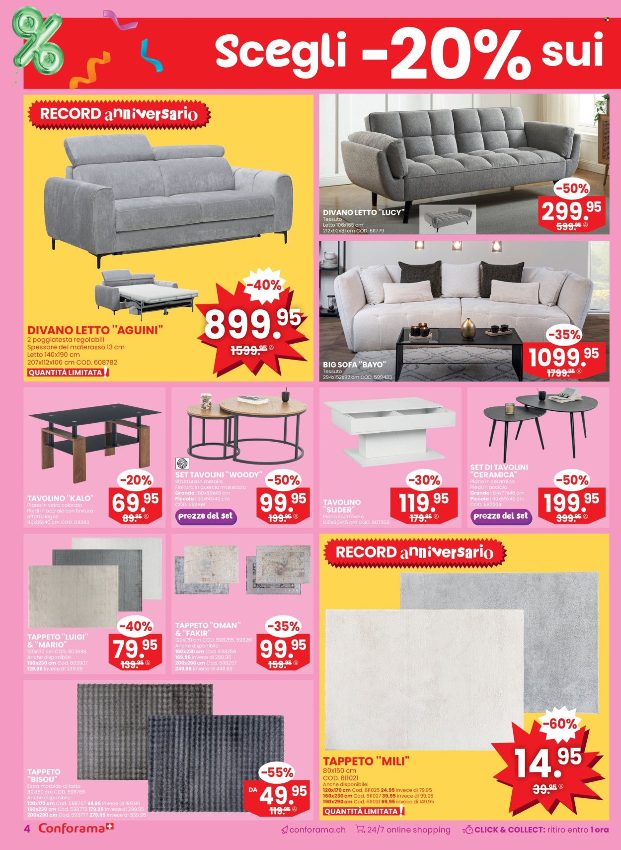 Catalogue Conforama - 10.9.2025 - 23.9.2025. Page 4. Page 4