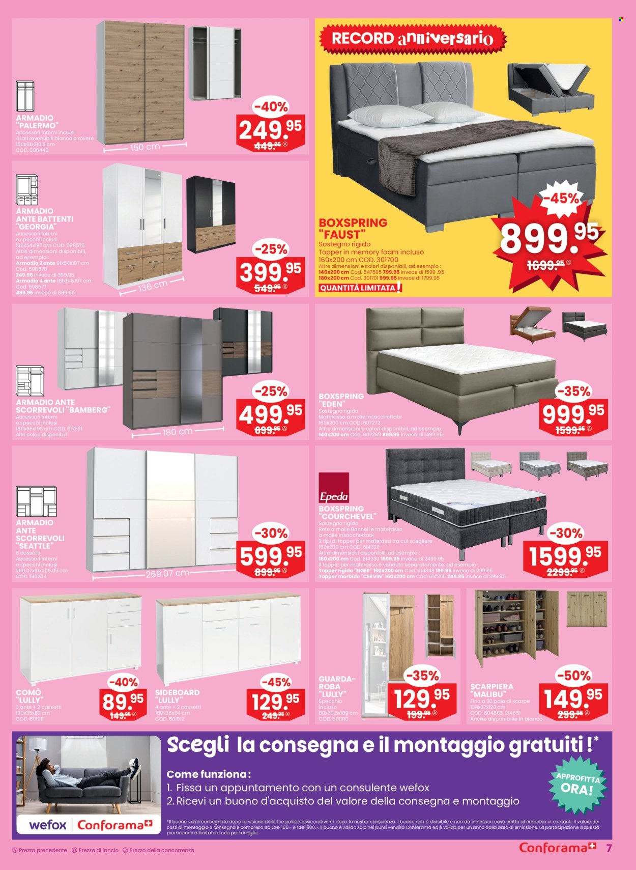 Catalogue Conforama - 10.9.2025 - 23.9.2025. Page 7. Page 7