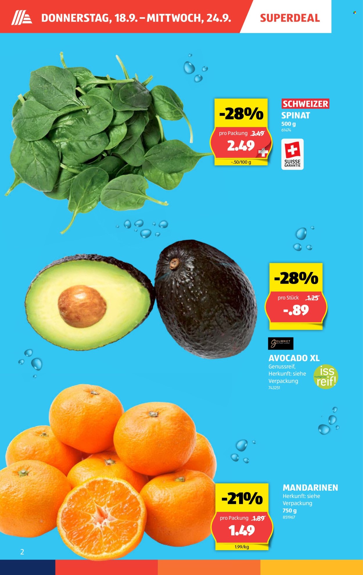 Catalogue Aldi - 18.9.2025 - 24.9.2025. Page 2. Page 2