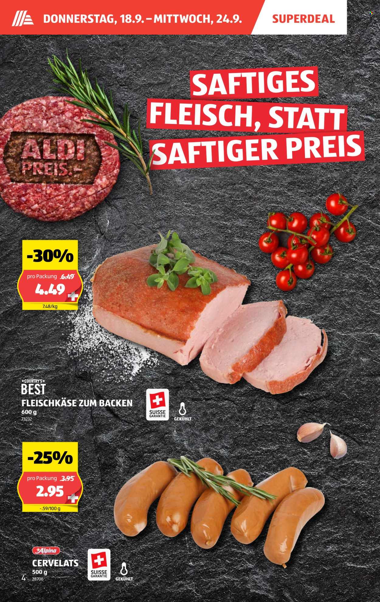 Catalogue Aldi - 18.9.2025 - 24.9.2025. Page 4. Page 4