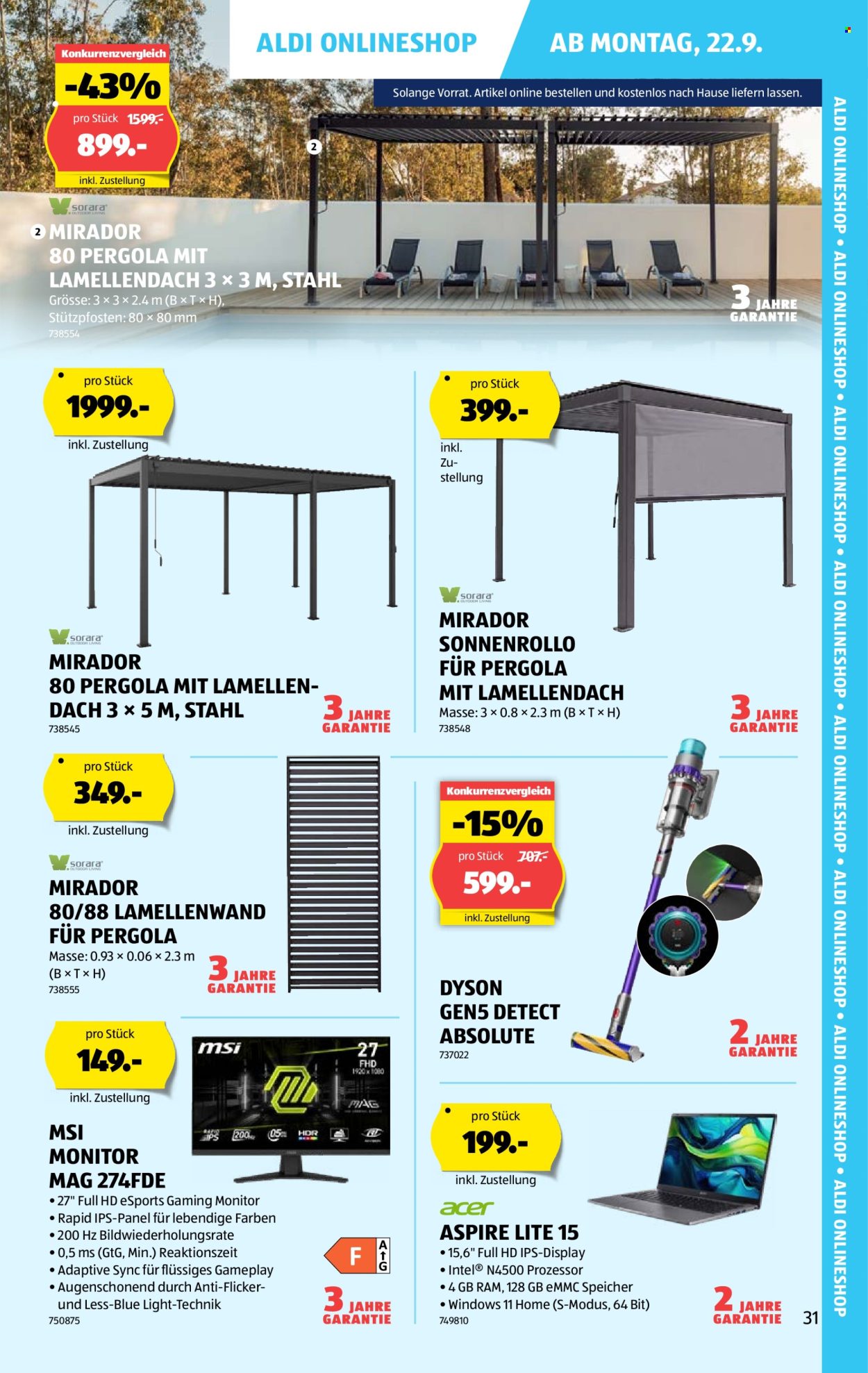 Catalogue Aldi - 18.9.2025 - 24.9.2025. Page 31. Page 31