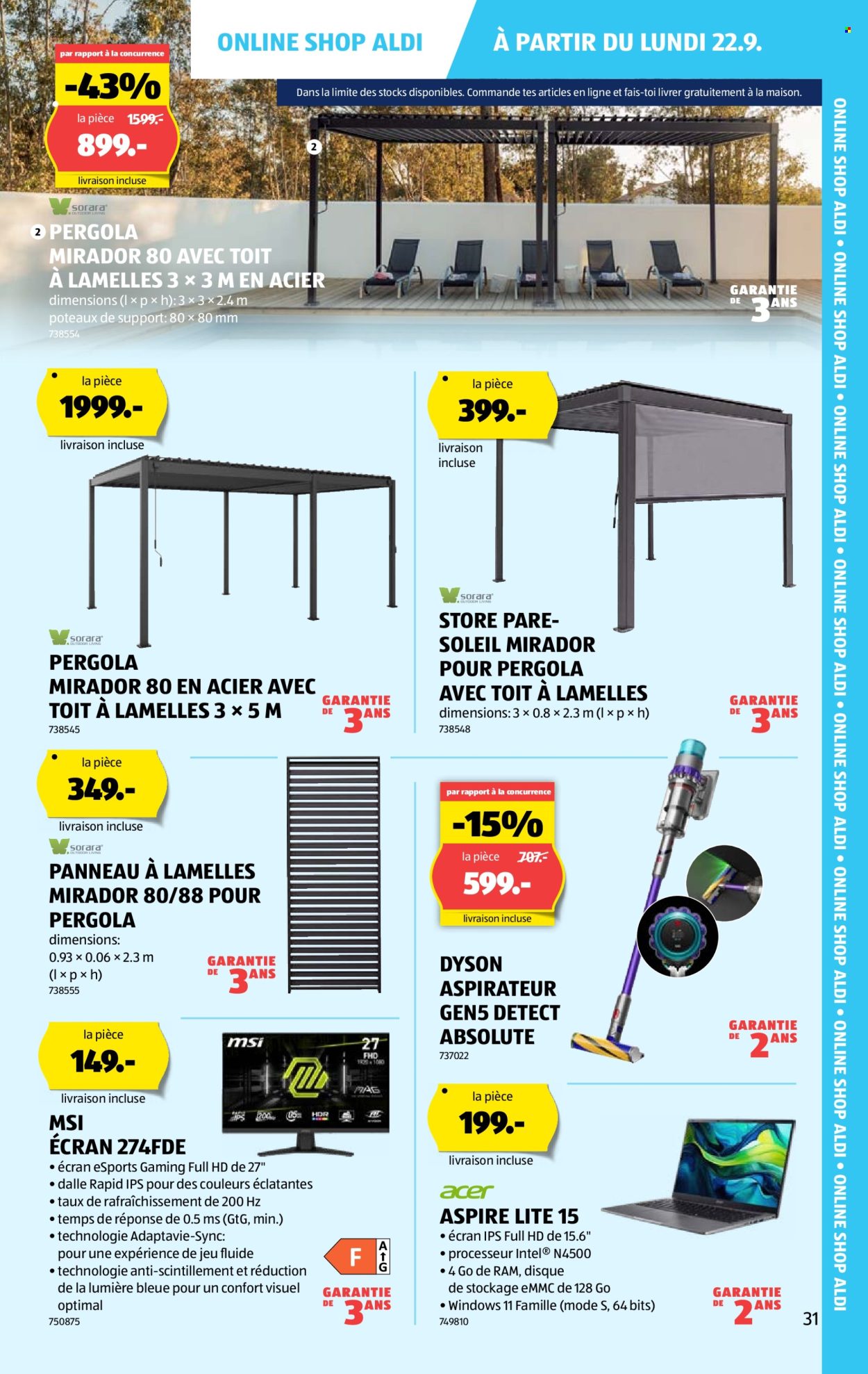 Catalogue Aldi - 18.9.2025 - 24.9.2025. Page 31. Page 31