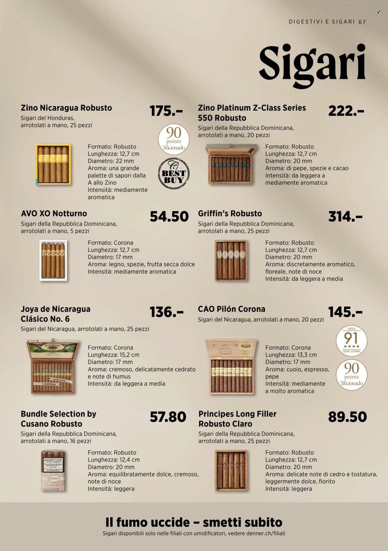 Catalogue Denner. Page 67. Page 67