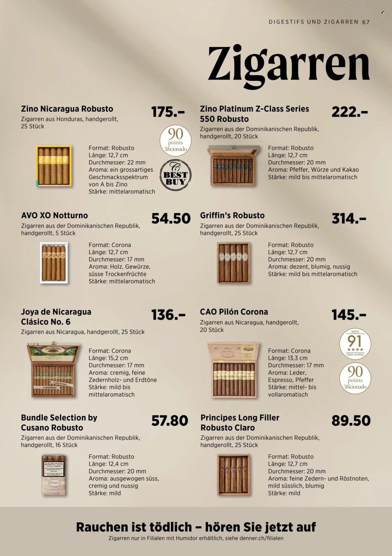 Catalogue Denner. Page 67. Page 67