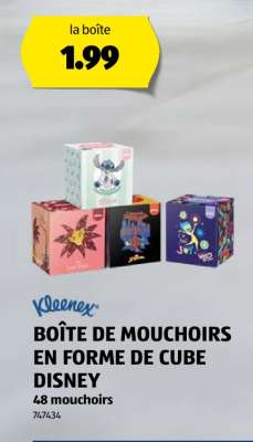 Kleenex BOÎTE DE MOUCHOIRS EN FORME DE CUBE DISNEY