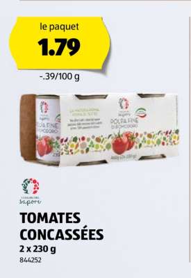 TOMATES CONCASSÉES