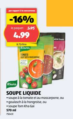 SOUPE LIQUIDE