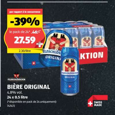 FELDSCHLÖSSCHEN BIÈRE ORIGINAL