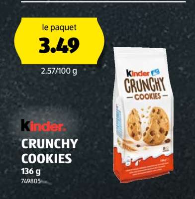 Kinder CRUNCHY COOKIES