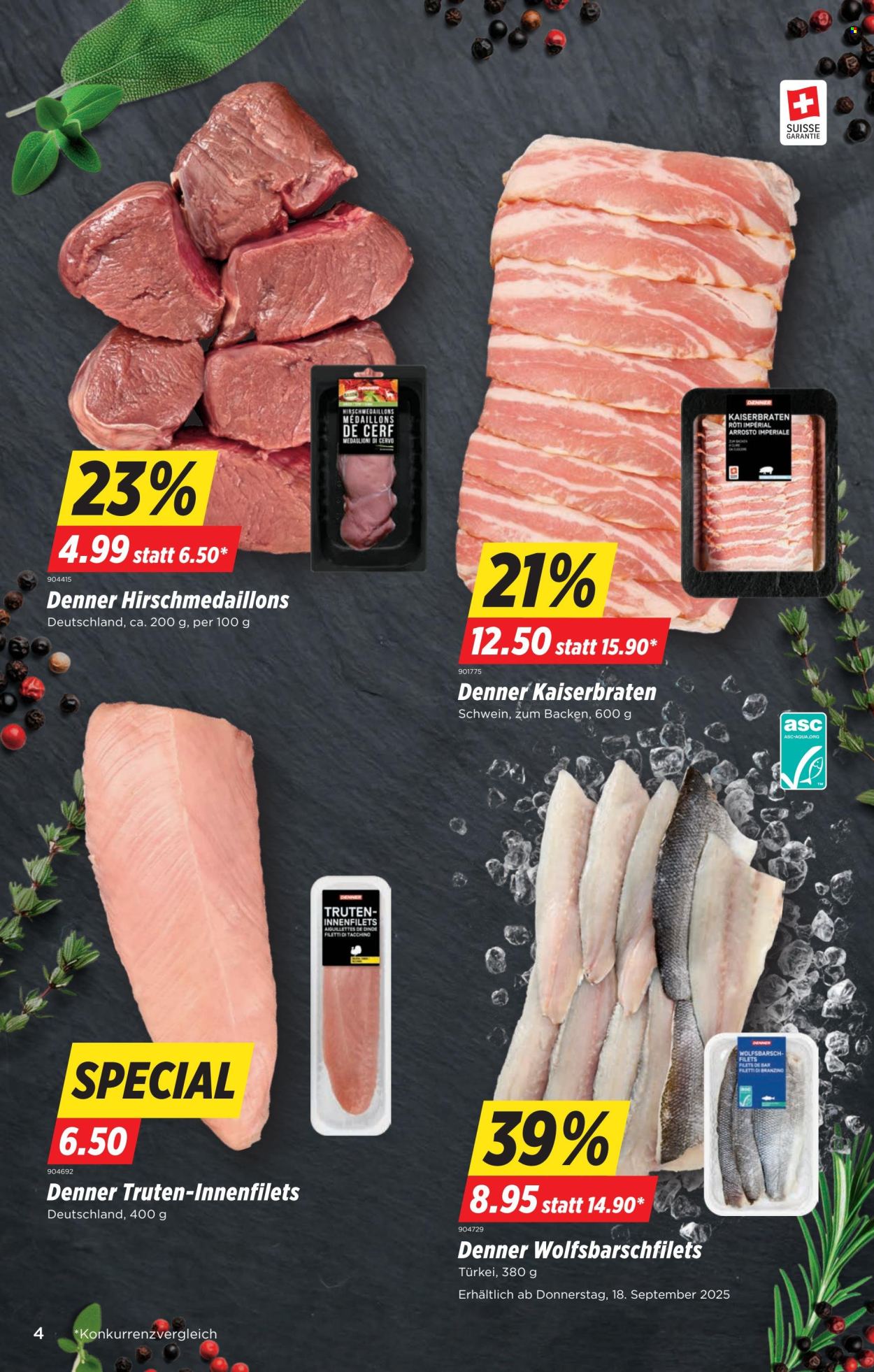 Catalogue Denner - 16.9.2025 - 22.9.2025. Page 4. Page 4
