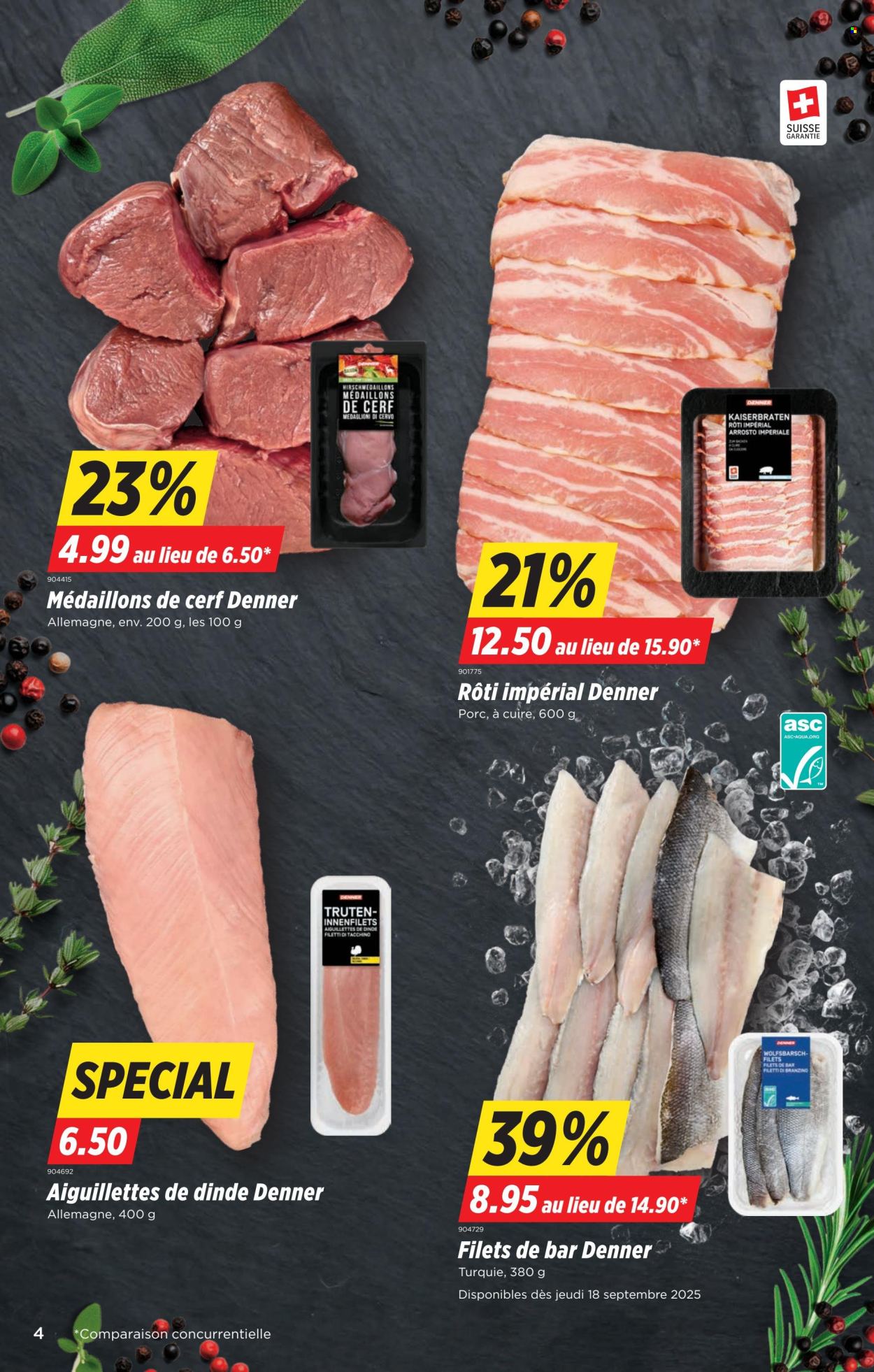 Catalogue Denner - 16.9.2025 - 22.9.2025. Page 4. Page 4