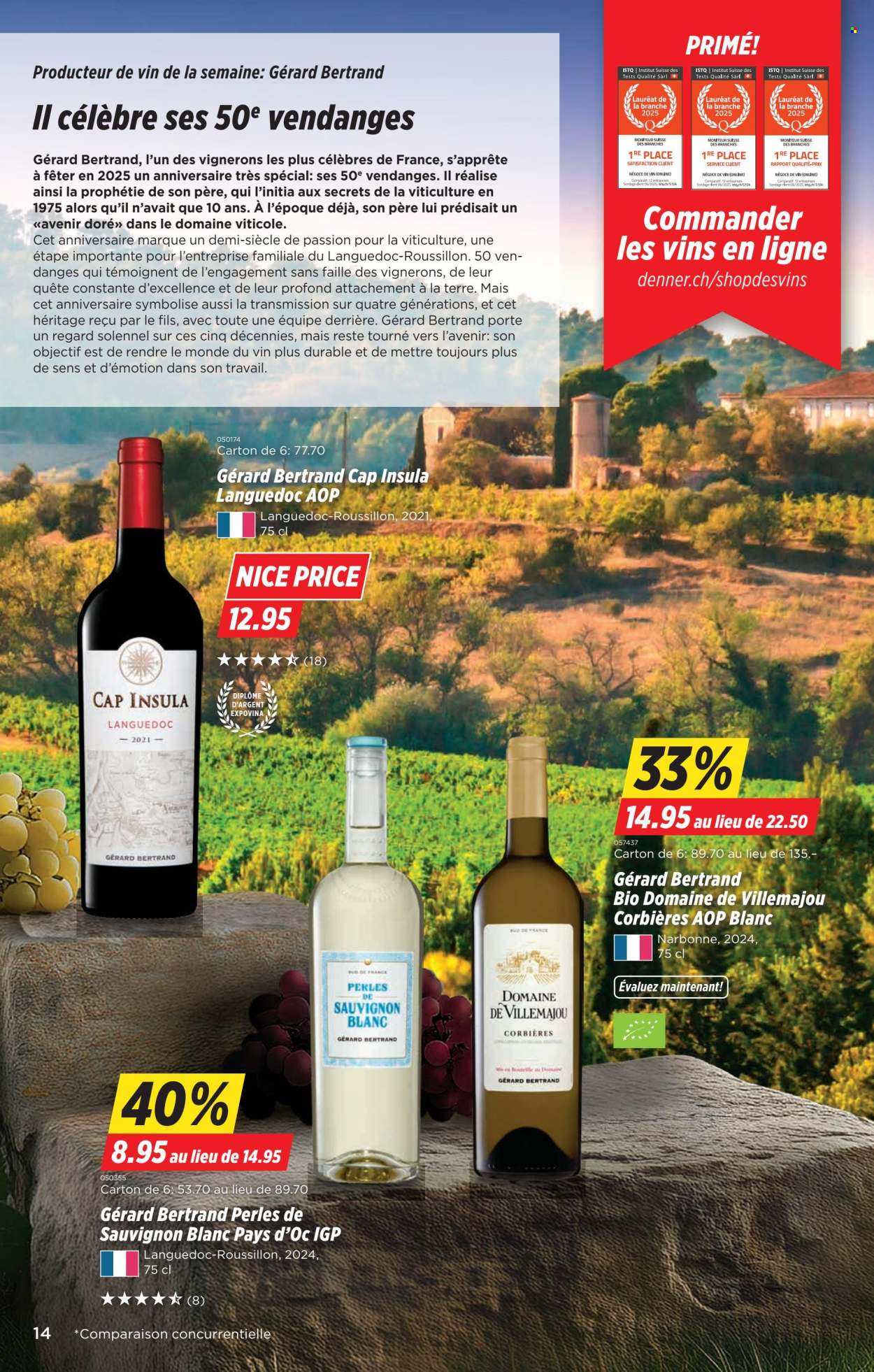 Catalogue Denner - 16.9.2025 - 22.9.2025. Page 14. Page 14