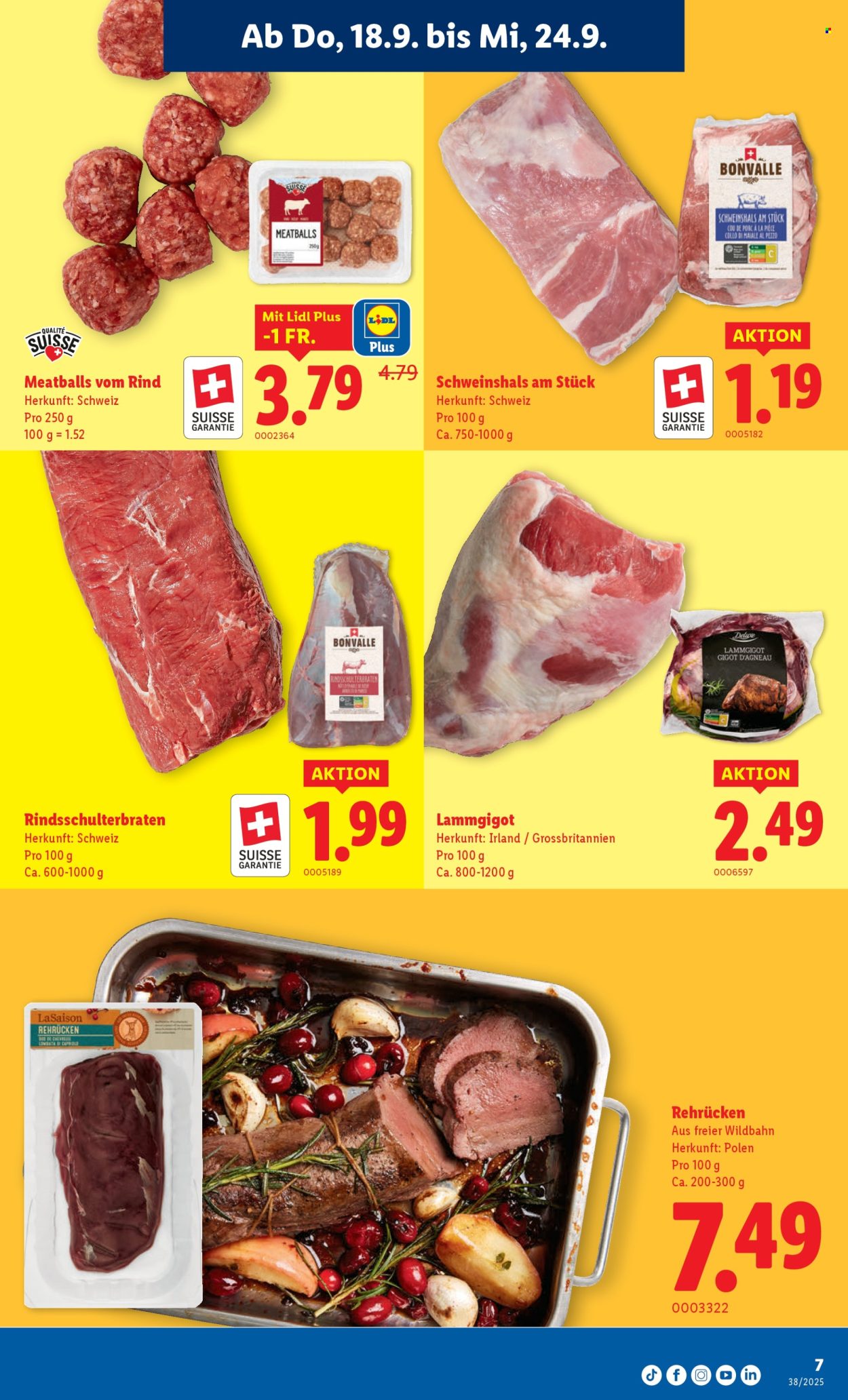 Catalogue Lidl - 18.9.2025 - 24.9.2025. Page 7. Page 7