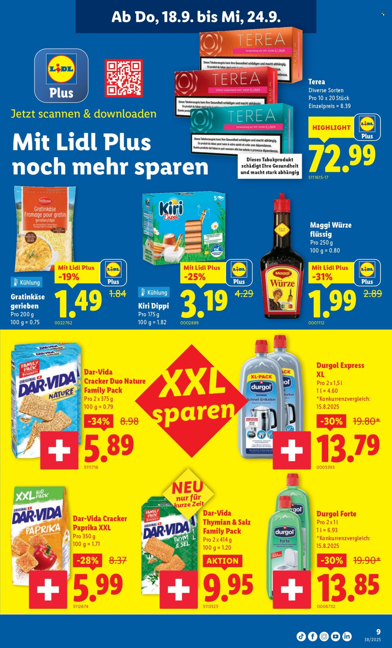 Catalogue Lidl - 18.9.2025 - 24.9.2025. Page 9. Page 9