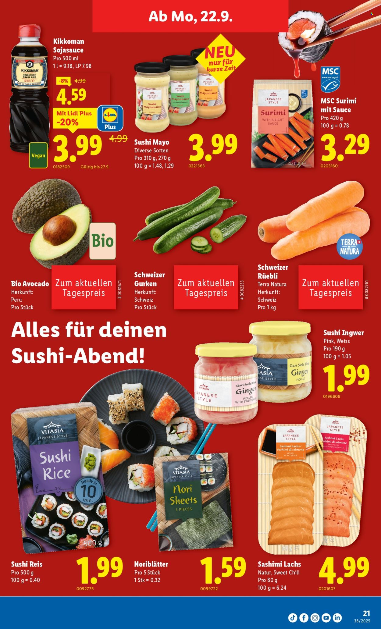 Catalogue Lidl - 18.9.2025 - 24.9.2025. Page 21. Page 21