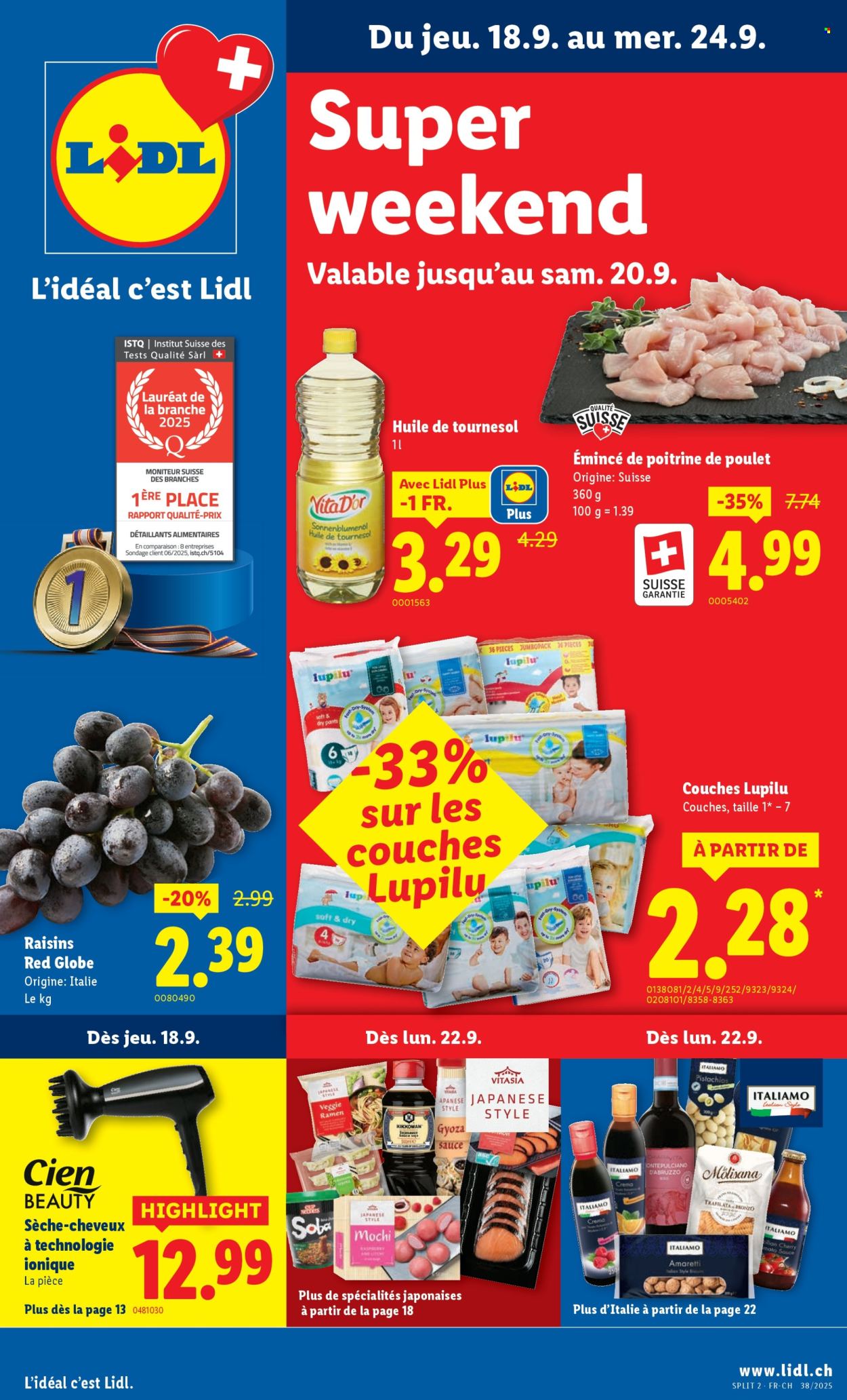 Catalogue Lidl - 18.9.2025 - 24.9.2025. Page 1. Page 1