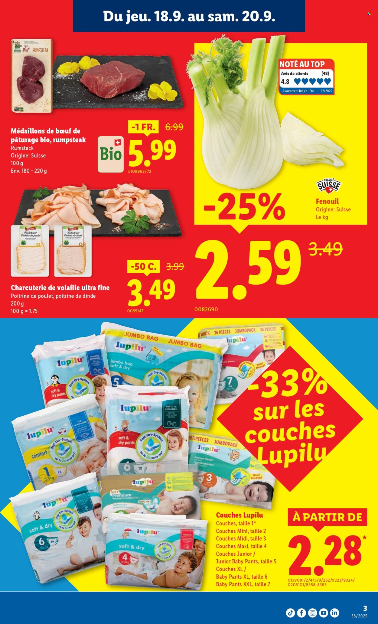 Catalogue Lidl - 18.9.2025 - 24.9.2025. Page 3. Page 3