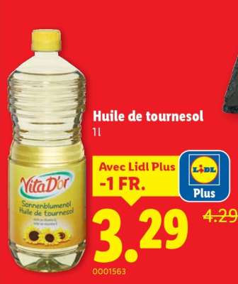 Vita D'or Huile de tournesol