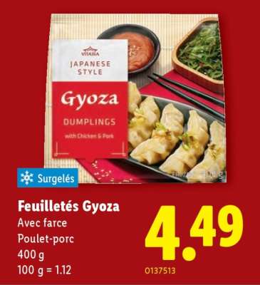 Feuilletés Gyoza
