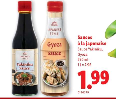 Sauces à la japonaise
