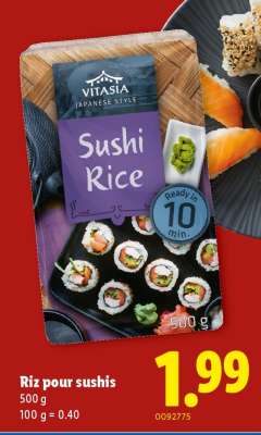 Vitasia Sushi Rice