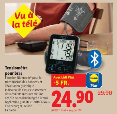 Tensiomètre pour bras
