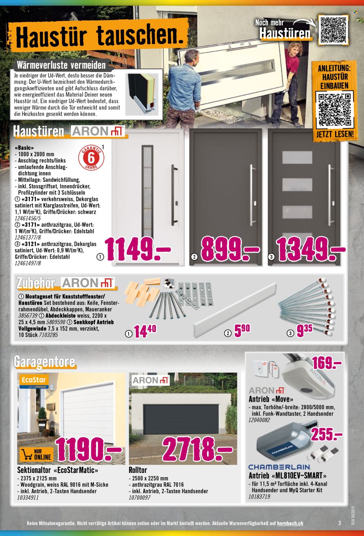 Catalogue Hornbach - 16.9.2025 - 13.10.2025. Page 3. Page 3