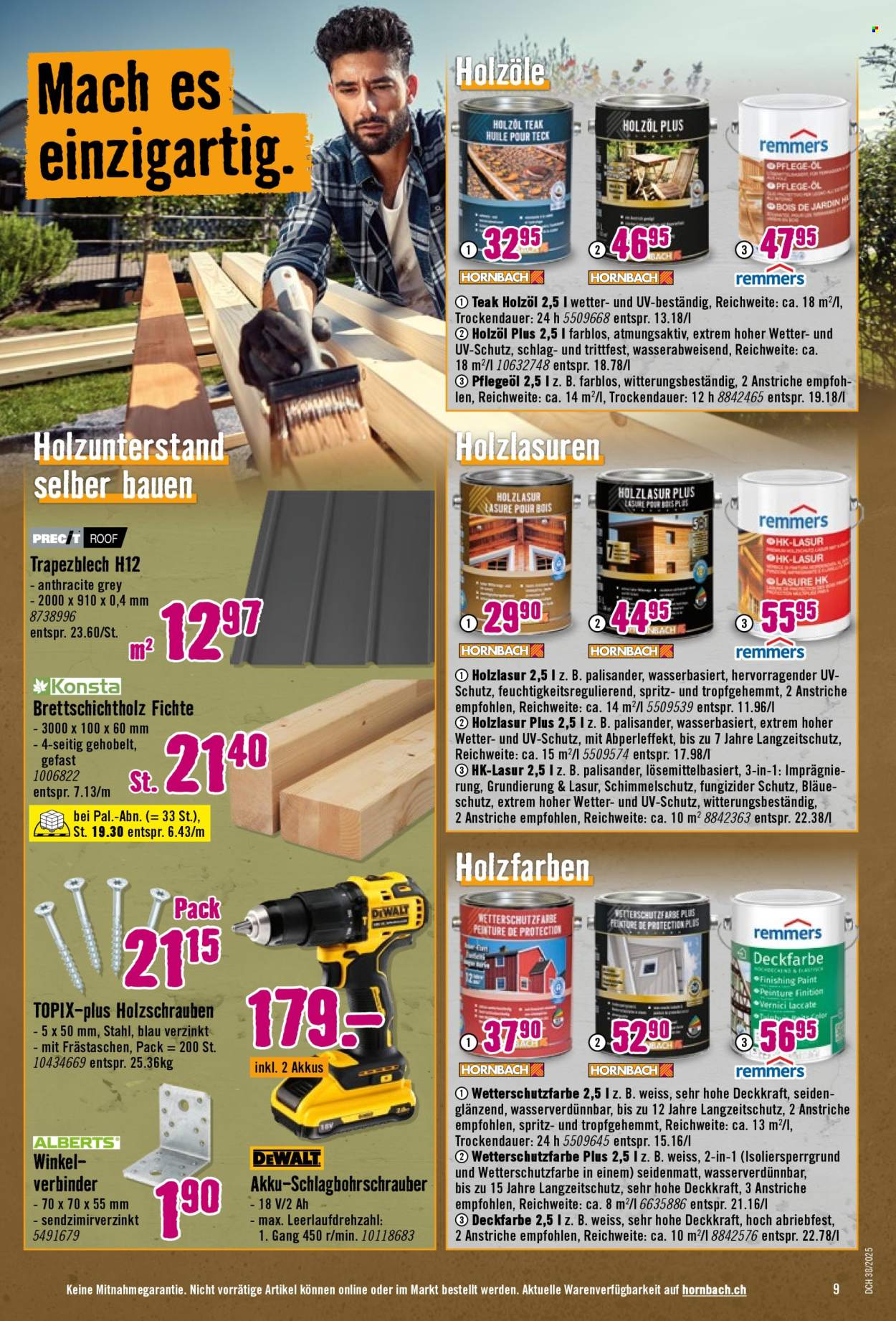 Catalogue Hornbach - 16.9.2025 - 13.10.2025. Page 9. Page 9
