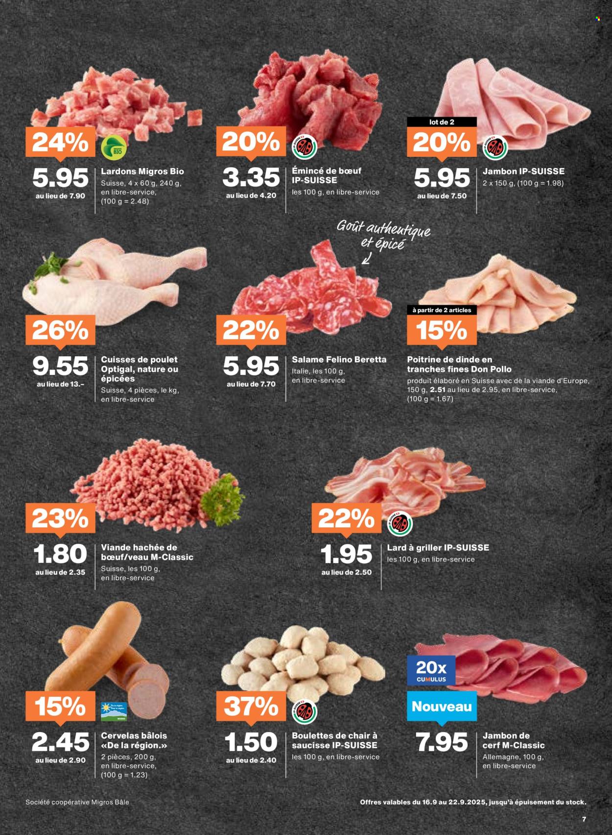 Catalogue Migros - 16.9.2025 - 22.9.2025. Page 7. Page 7