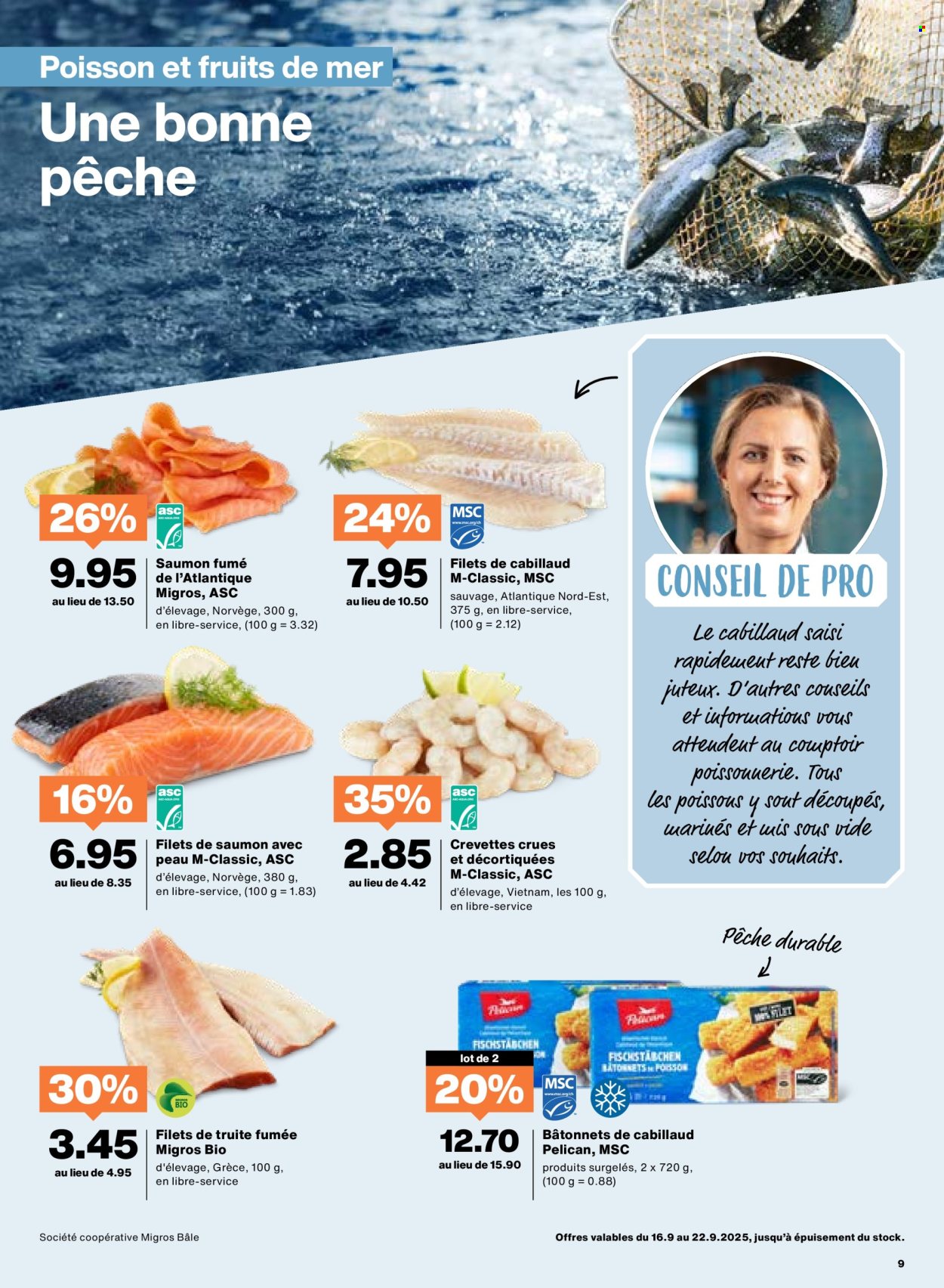 Catalogue Migros - 16.9.2025 - 22.9.2025. Page 9. Page 9