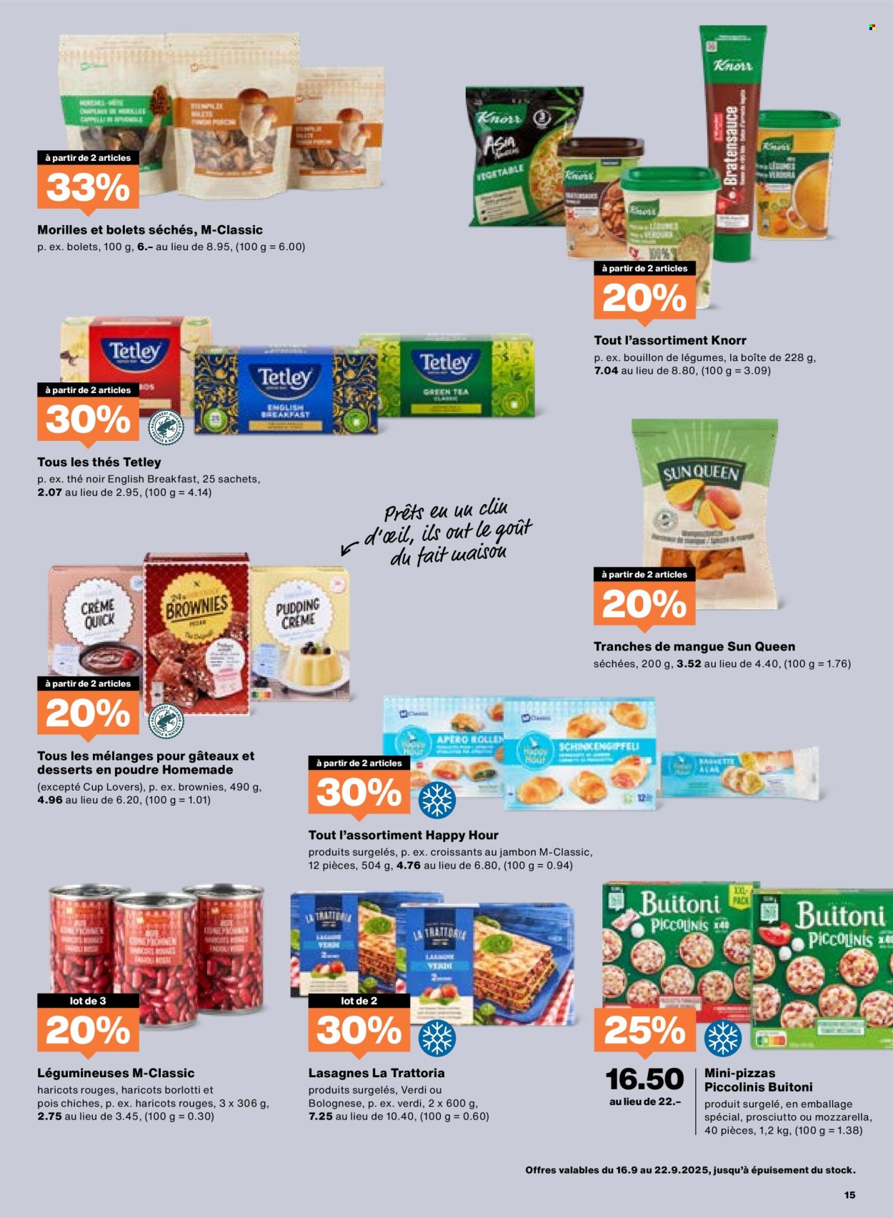 Catalogue Migros - 16.9.2025 - 22.9.2025. Page 15. Page 15