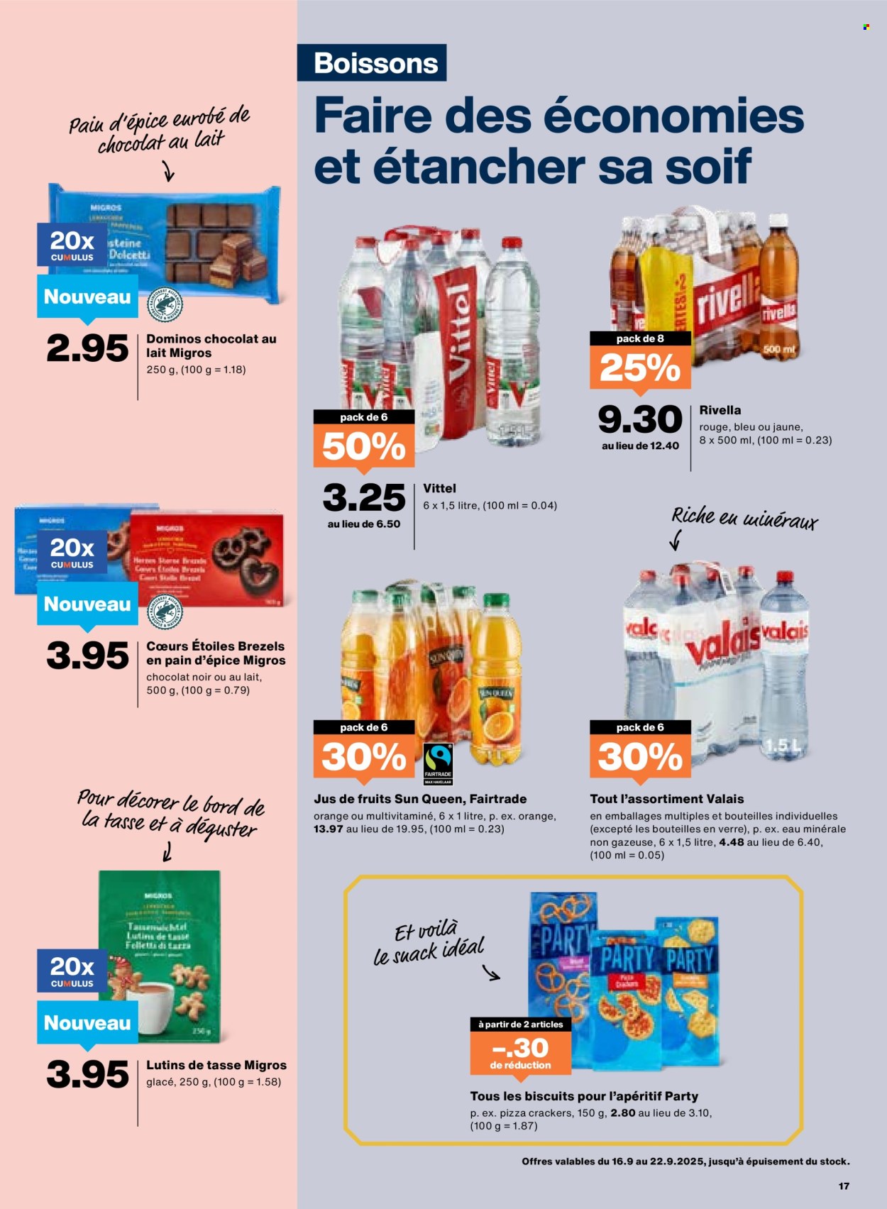 Catalogue Migros - 16.9.2025 - 22.9.2025. Page 17. Page 17