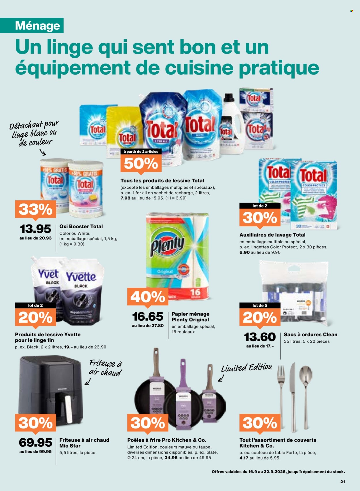 Catalogue Migros - 16.9.2025 - 22.9.2025. Page 21. Page 21