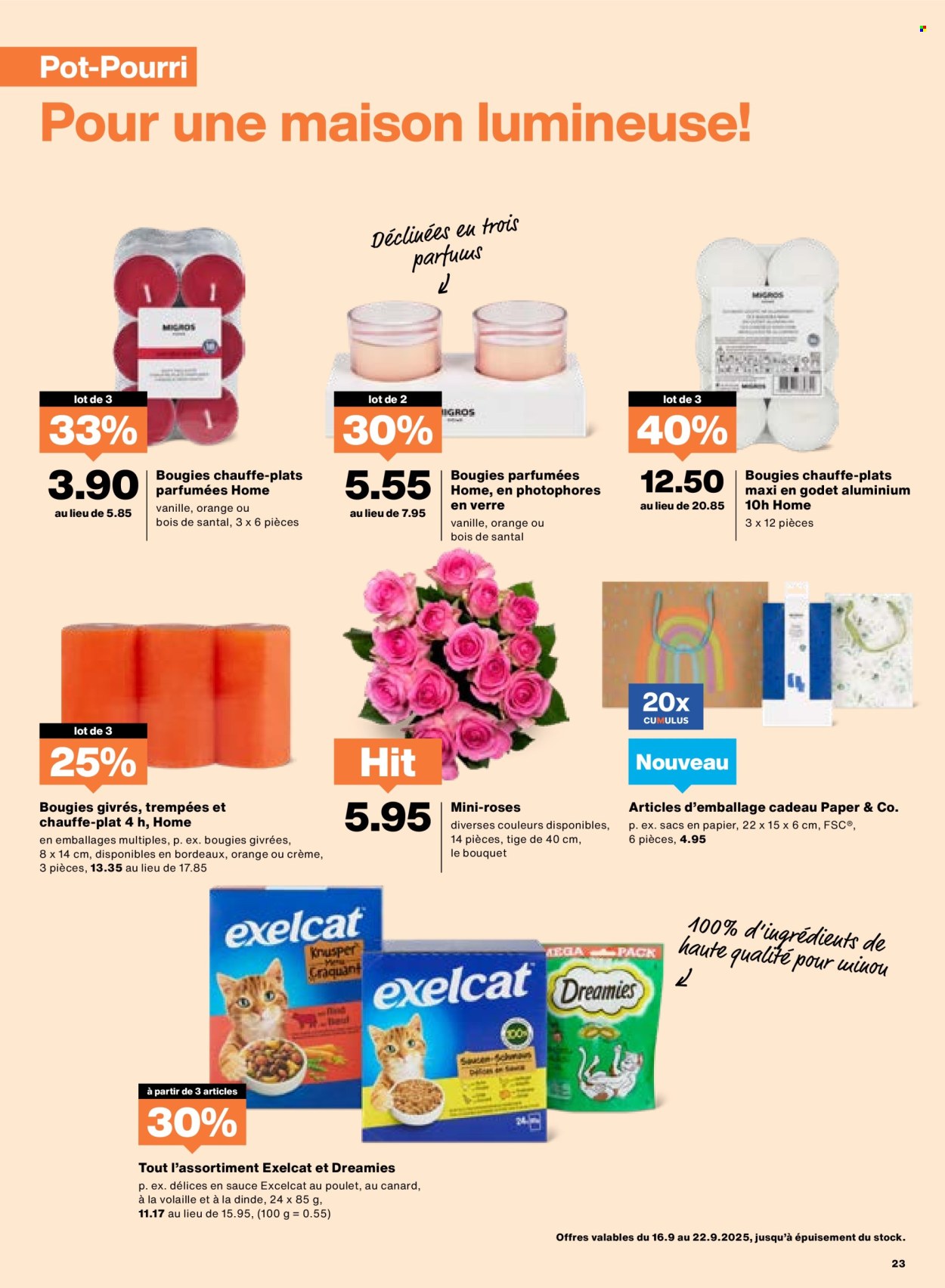 Catalogue Migros - 16.9.2025 - 22.9.2025. Page 23. Page 23